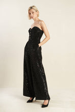Load image into Gallery viewer, DOESN'T ADD UP SEQUIN JUMPSUIT
