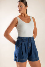 Load image into Gallery viewer, SPRING ROMANCE DENIM SHORTS
