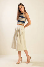 Load image into Gallery viewer, DRIFTING CURRENTS WOVEN CULOTTE PANTS
