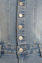Load image into Gallery viewer, WALK WITH ME DENIM JUMPSUIT
