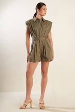 Load image into Gallery viewer, HEART OF A WOMAN WOVEN ROMPER
