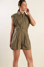 Load image into Gallery viewer, HEART OF A WOMAN WOVEN ROMPER
