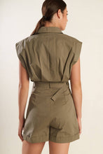 Load image into Gallery viewer, HEART OF A WOMAN WOVEN ROMPER
