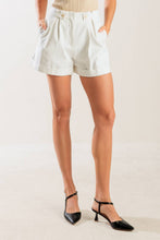 Load image into Gallery viewer, LOVE LETTERS WHITE WOVEN SHORT
