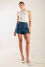 Load image into Gallery viewer, DRIVE-IN MOVIE DENIM SHORT
