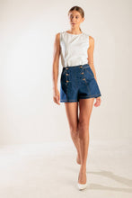 Load image into Gallery viewer, DRIVE-IN MOVIE DENIM SHORT
