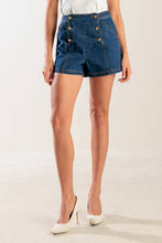Load image into Gallery viewer, DRIVE-IN MOVIE DENIM SHORT
