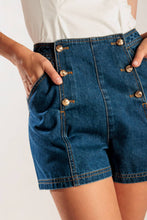 Load image into Gallery viewer, DRIVE-IN MOVIE DENIM SHORT
