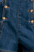 Load image into Gallery viewer, DRIVE-IN MOVIE DENIM SHORT
