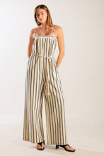 Load image into Gallery viewer, JUST THE BEGINNING WOVEN JUMPSUIT

