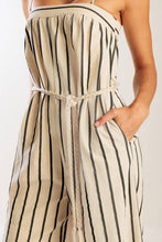 Load image into Gallery viewer, JUST THE BEGINNING WOVEN JUMPSUIT

