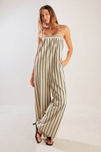 Load image into Gallery viewer, JUST THE BEGINNING WOVEN JUMPSUIT
