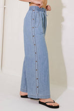 Load image into Gallery viewer, RIVERSIDE SIPS LIGHT INDIGO CHAMBRAY PANTS
