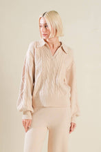 Load image into Gallery viewer, HOLD YOUR GAZE SWEATER KNIT TOP
