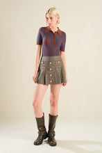 Load image into Gallery viewer, BLISSFUL STROLLS SWEATER POLO TOP
