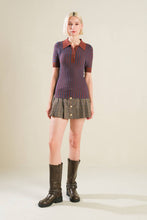 Load image into Gallery viewer, BLISSFUL STROLLS SWEATER POLO TOP

