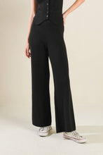 Load image into Gallery viewer, REGAL RISE BLACK KNIT PANTS
