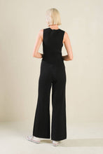 Load image into Gallery viewer, REGAL RISE BLACK KNIT PANTS

