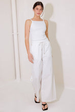 Load image into Gallery viewer, BIT OF SUNSHINE WHITE SWEATER KNIT TANK TOP
