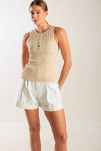 Load image into Gallery viewer, THINKING ABOUT YOU KNIT TANK TOP
