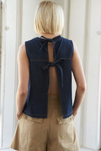 Load image into Gallery viewer, SUNLIT SERENITY DENIM TOP
