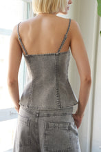 Load image into Gallery viewer, SLEEK ESSENCE DENIM TOP
