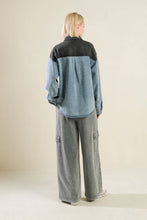 Load image into Gallery viewer, MY LOVE FOR YOU DENIM SHIRT
