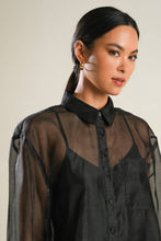 Load image into Gallery viewer, LOVE OVER FEAR ORGANZA TOP
