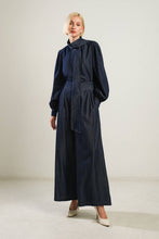 Load image into Gallery viewer, THERE IN MY MIND CHAMBRAY TOP
