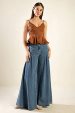 Load image into Gallery viewer, IT&#39;S PERFECT TIMING WOVEN CAMI TOP
