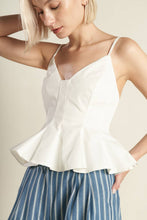 Load image into Gallery viewer, IT&#39;S PERFECT TIMING WOVEN CAMI TOP
