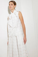 Load image into Gallery viewer, LIVE FOR US WHITE WOVEN ORGANZA TOP
