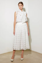 Load image into Gallery viewer, LIVE FOR US WHITE WOVEN ORGANZA TOP

