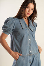 Load image into Gallery viewer, ETERNAL SUNSHINE CHAMBRAY DENIM TOP
