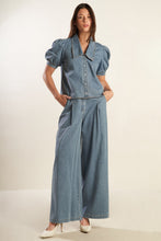 Load image into Gallery viewer, ETERNAL SUNSHINE CHAMBRAY DENIM TOP
