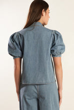 Load image into Gallery viewer, ETERNAL SUNSHINE CHAMBRAY DENIM TOP

