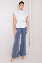 Load image into Gallery viewer, ON CLOUD NINE WHITE WOVEN TOP
