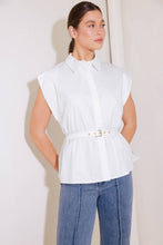 Load image into Gallery viewer, ON CLOUD NINE WHITE WOVEN TOP
