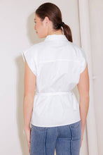 Load image into Gallery viewer, ON CLOUD NINE WHITE WOVEN TOP
