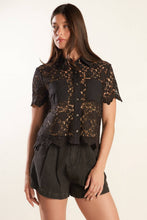 Load image into Gallery viewer, DREAM OF THE FLEET WOVEN LACE TOP
