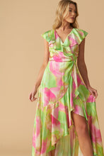 Load image into Gallery viewer, LA BEBE WOVEN SATIN MAXI DRESS

