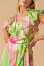 Load image into Gallery viewer, LA BEBE WOVEN SATIN MAXI DRESS
