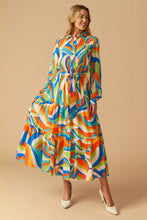 Load image into Gallery viewer, GLAM ATTITUDE WOVEN MIDI SHIRT DRESS
