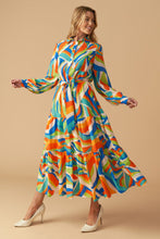 Load image into Gallery viewer, GLAM ATTITUDE WOVEN MIDI SHIRT DRESS
