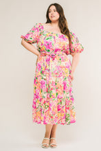 Load image into Gallery viewer, IT STARTS NOW WOVEN MIDI DRESS
