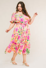 Load image into Gallery viewer, IT STARTS NOW WOVEN MIDI DRESS
