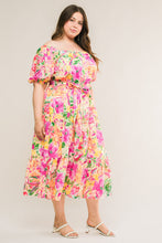 Load image into Gallery viewer, IT STARTS NOW WOVEN MIDI DRESS

