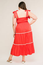 Load image into Gallery viewer, BETTER THAN EVER POPLIN MIDI DRESS
