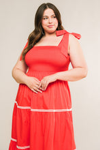 Load image into Gallery viewer, BETTER THAN EVER POPLIN MIDI DRESS
