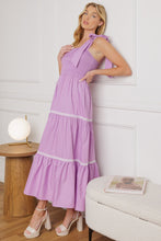 Load image into Gallery viewer, BETTER THAN EVER POPLIN MIDI DRESS
